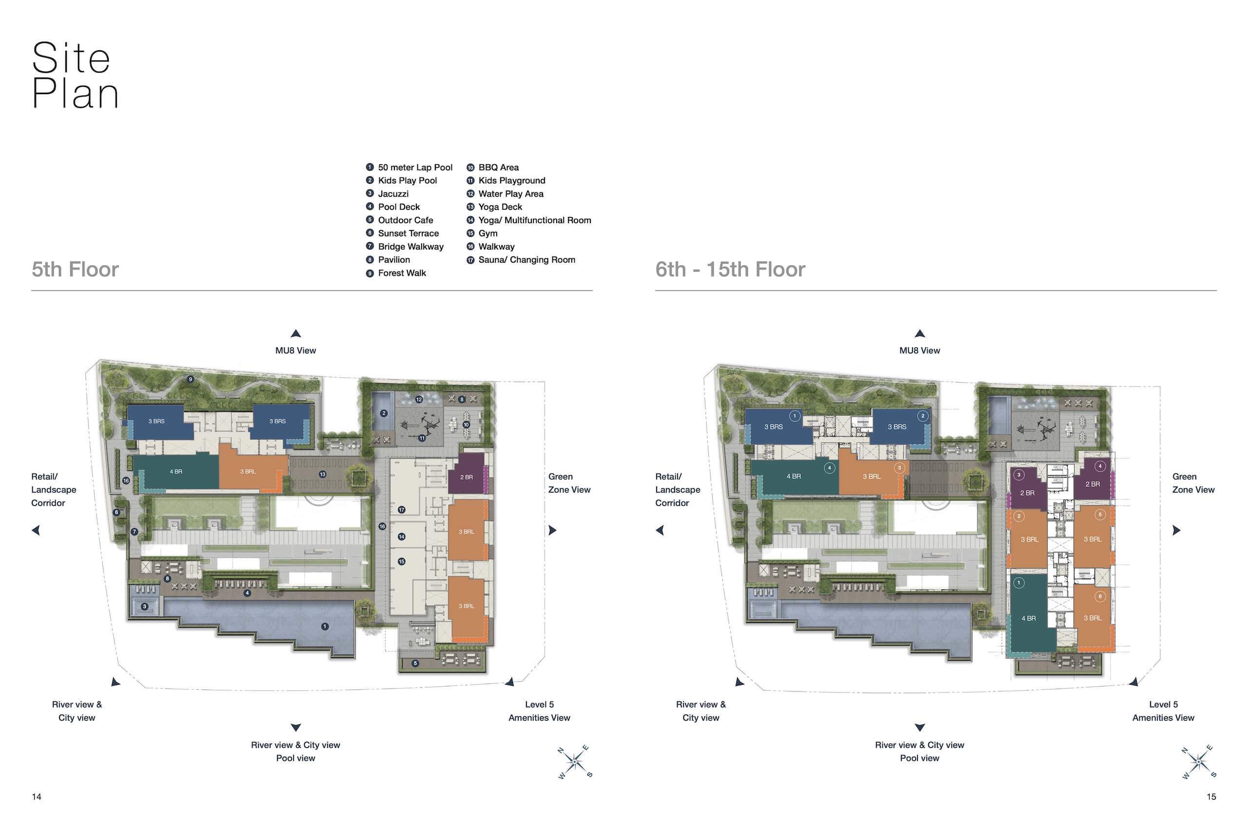 layout mặt bằng tầng 5 tầng 6 15 dự án căn hộ cove residence mu11 empire city thủ thiêm thành phố thủ dức quận 2