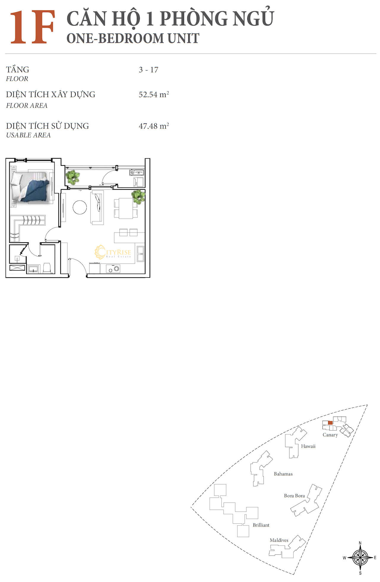 Mặt bằng căn hộ tháp Canary Diamond Island quận 2