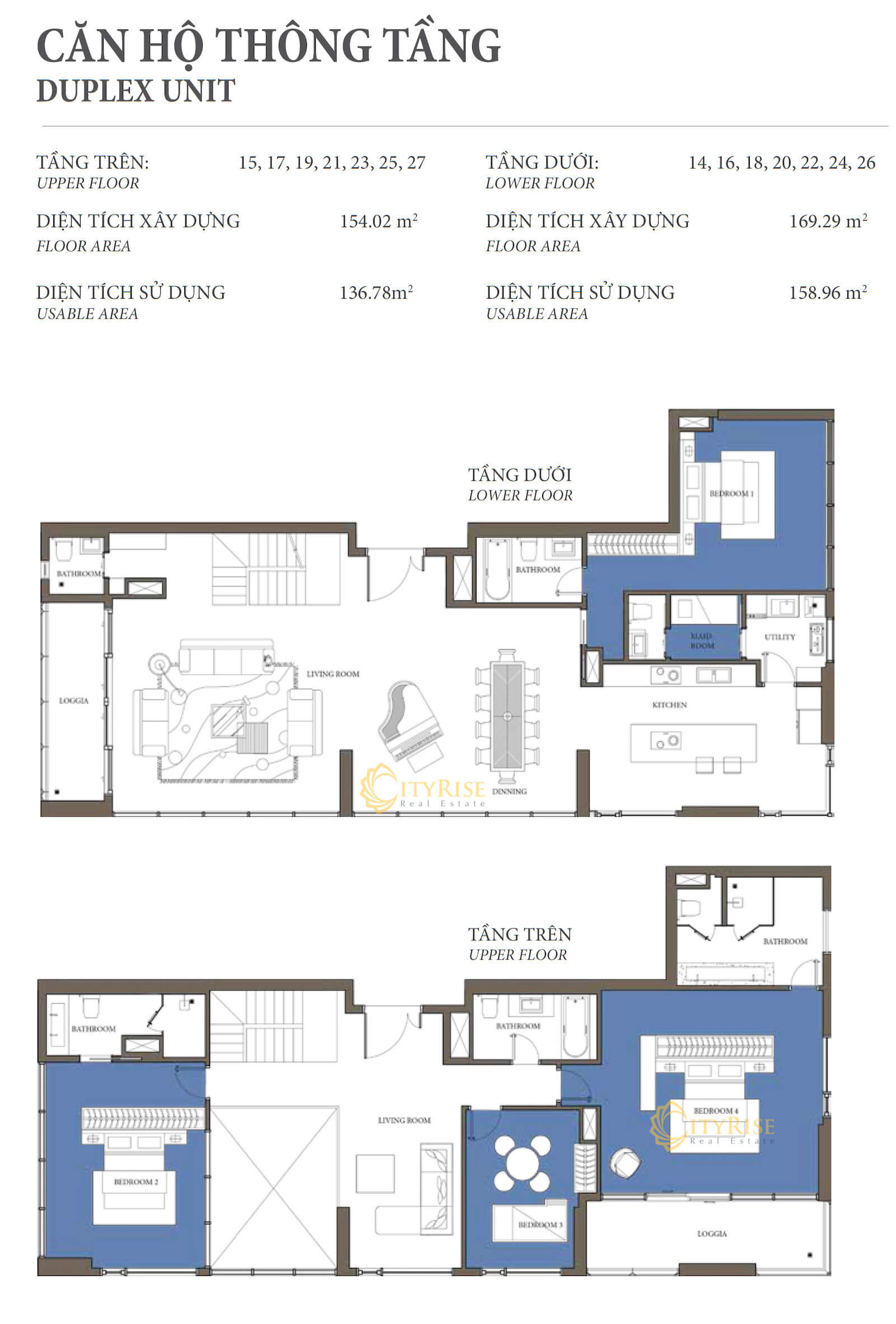 Mặt bằng căn hộ Duplex Maldives Diamond Island quận 2