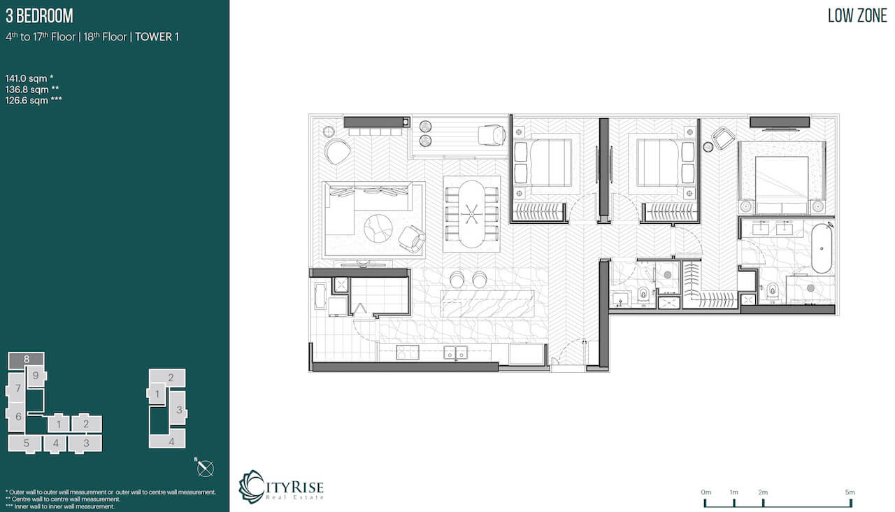 Mặt bằng căn hộ Narra Residences Empire City quận 2