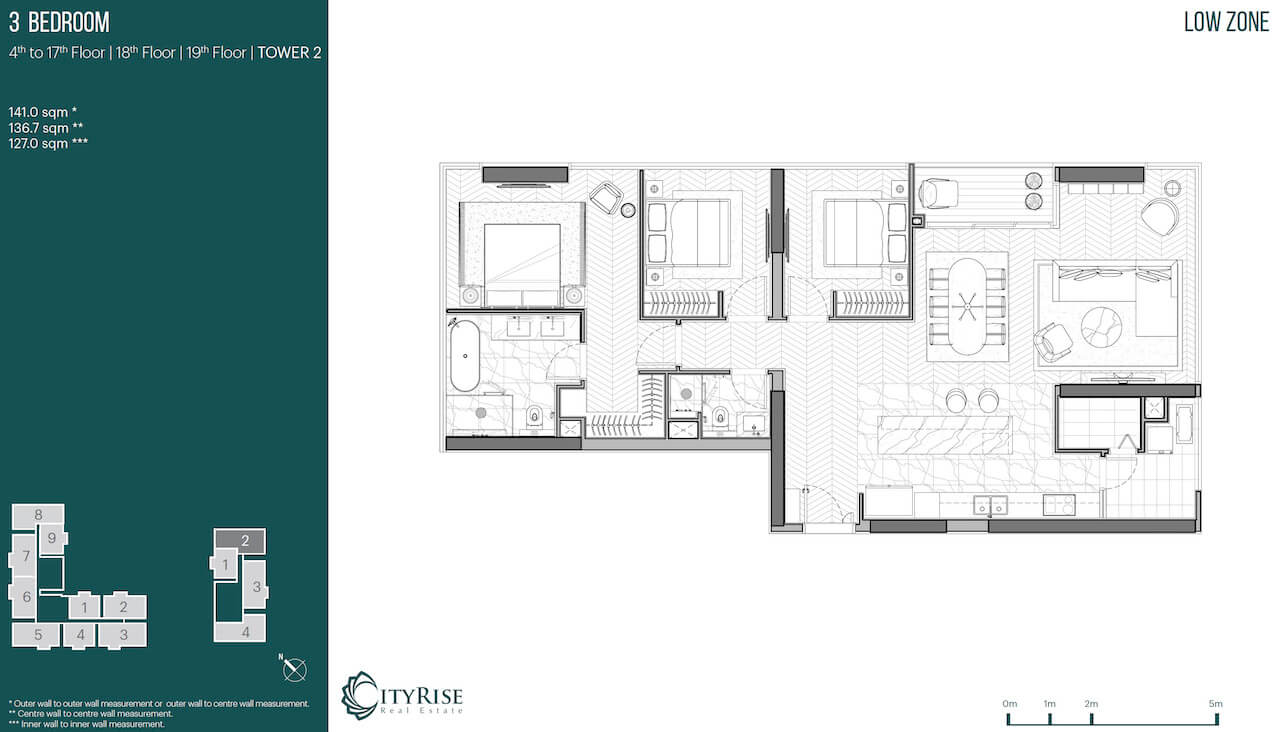 Mặt bằng căn hộ Narra Residences Empire City quận 2