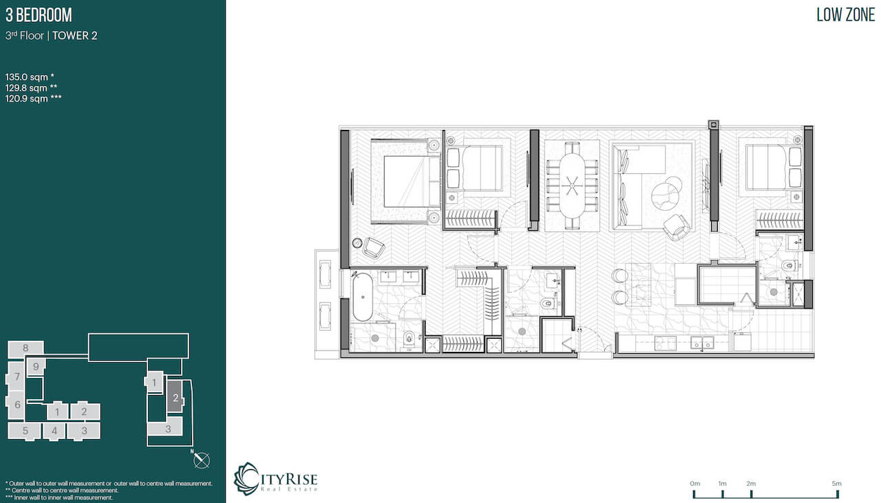 Mặt bằng căn hộ Narra Residences Empire City quận 2