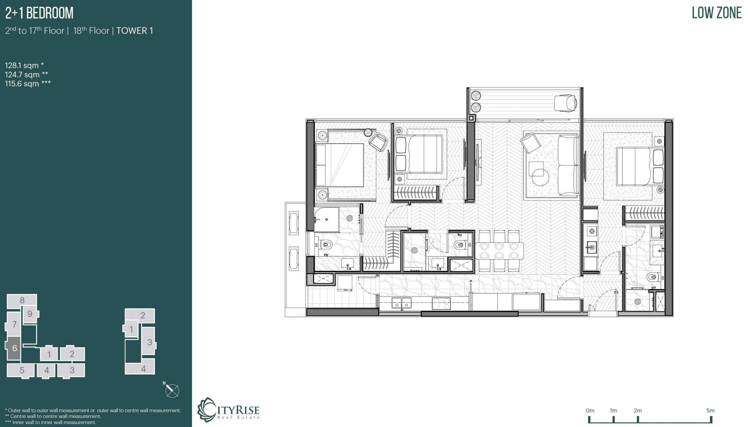 Mặt bằng căn hộ Narra Residences Empire City quận 2