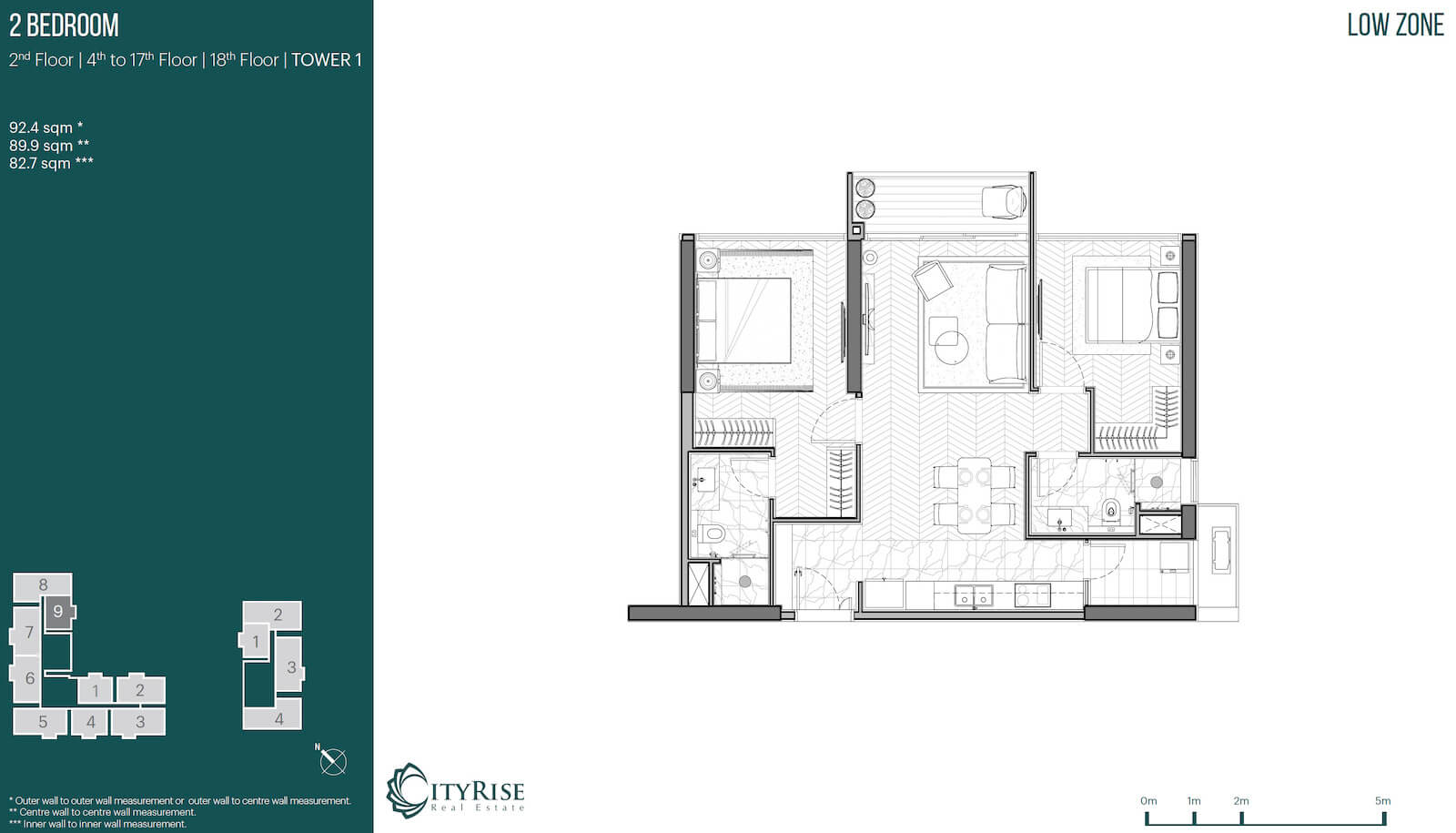 Mặt bằng căn hộ Narra Residences Empire City quận 2