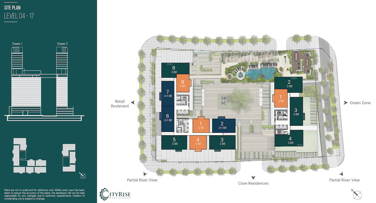 Mặt bằng căn hộ Narra Residences Empire City quận 2