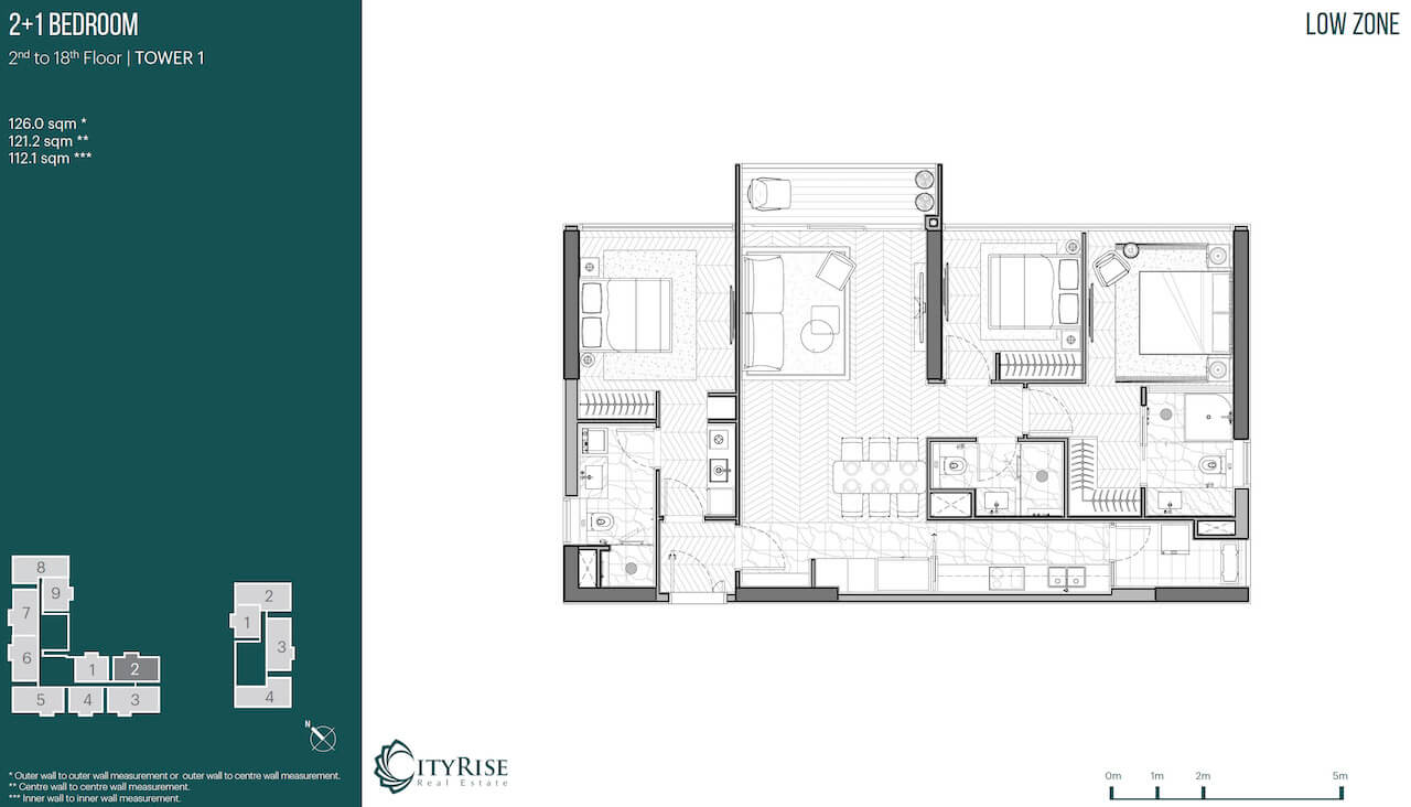 Mặt bằng căn hộ Narra Residences Empire City quận 2
