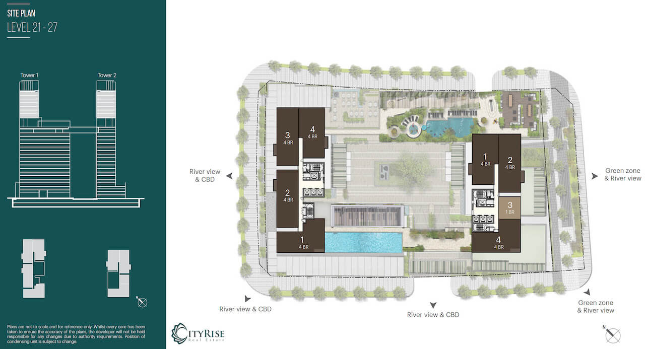 Mặt bằng căn hộ Narra Residences Empire City quận 2