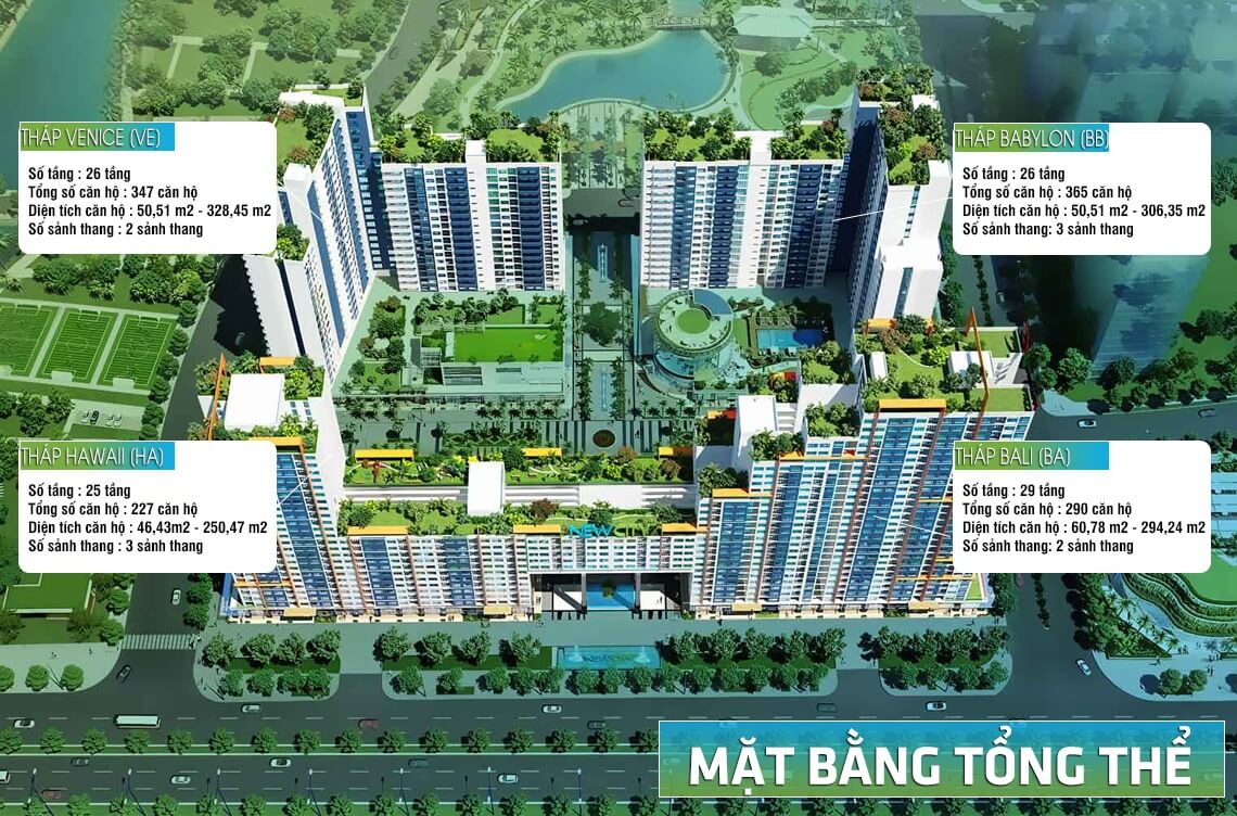 Mặt bằng căn hộ New City Thủ Thiêm Quận 2