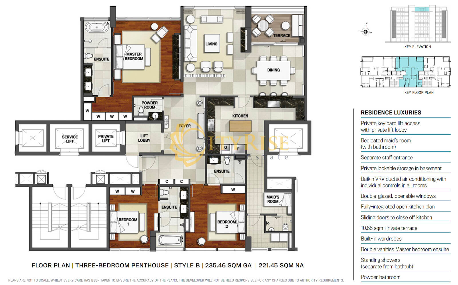 Mặt bằng căn hộ Penthouse The Albany Gateway Thảo Điền quận 2
