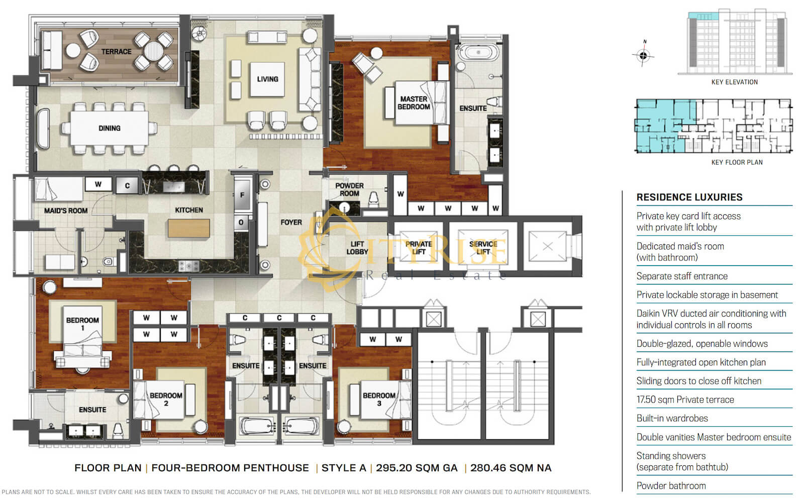 Mặt bằng căn hộ Penthouse The Albany Gateway Thảo Điền quận 2