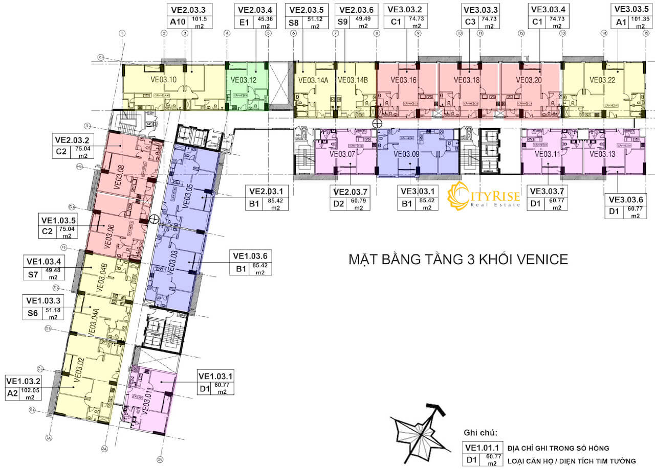  Layout căn hộ New City Thủ Thiêm Quận 2