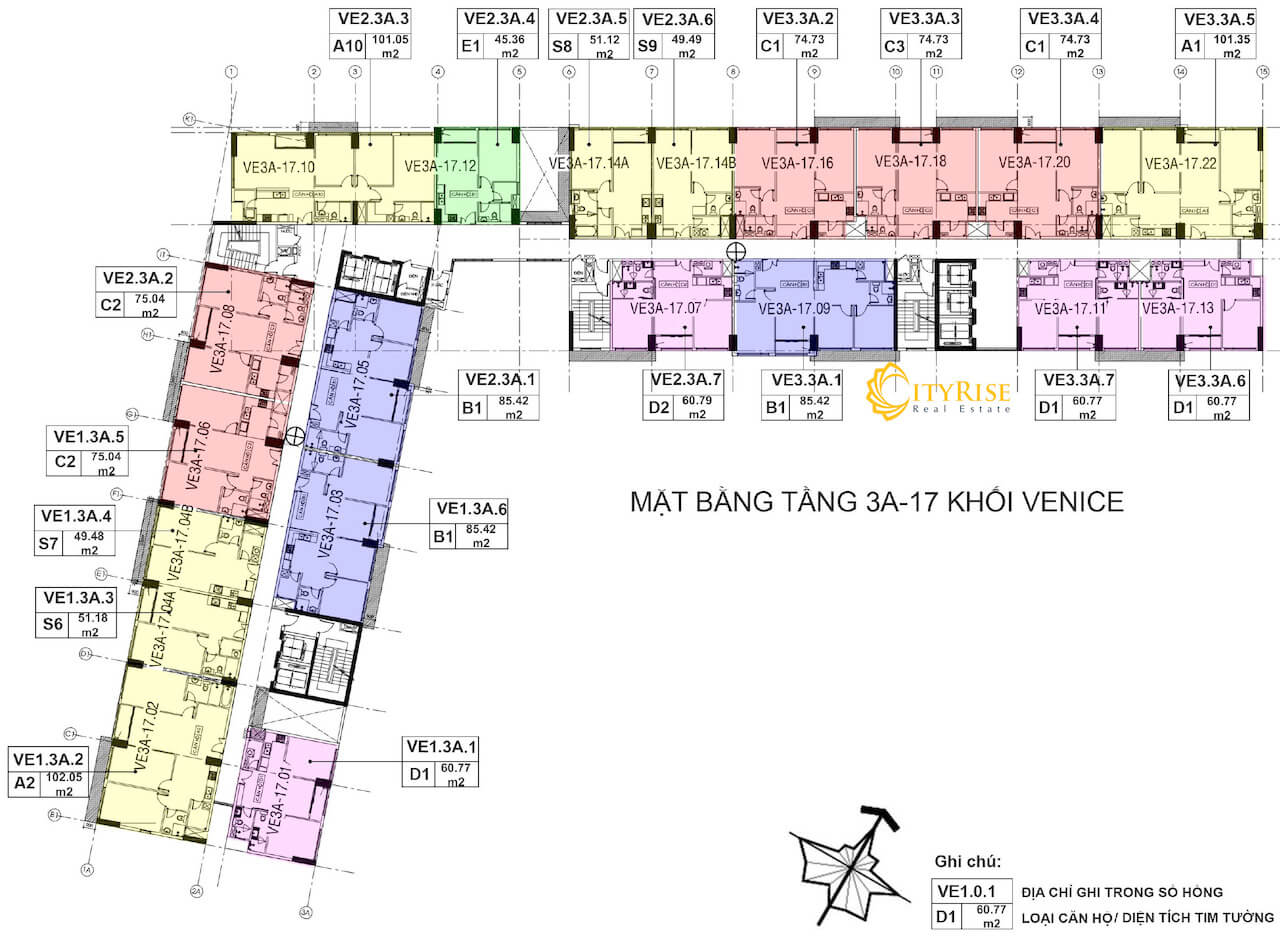  Layout căn hộ New City Thủ Thiêm Quận 2
