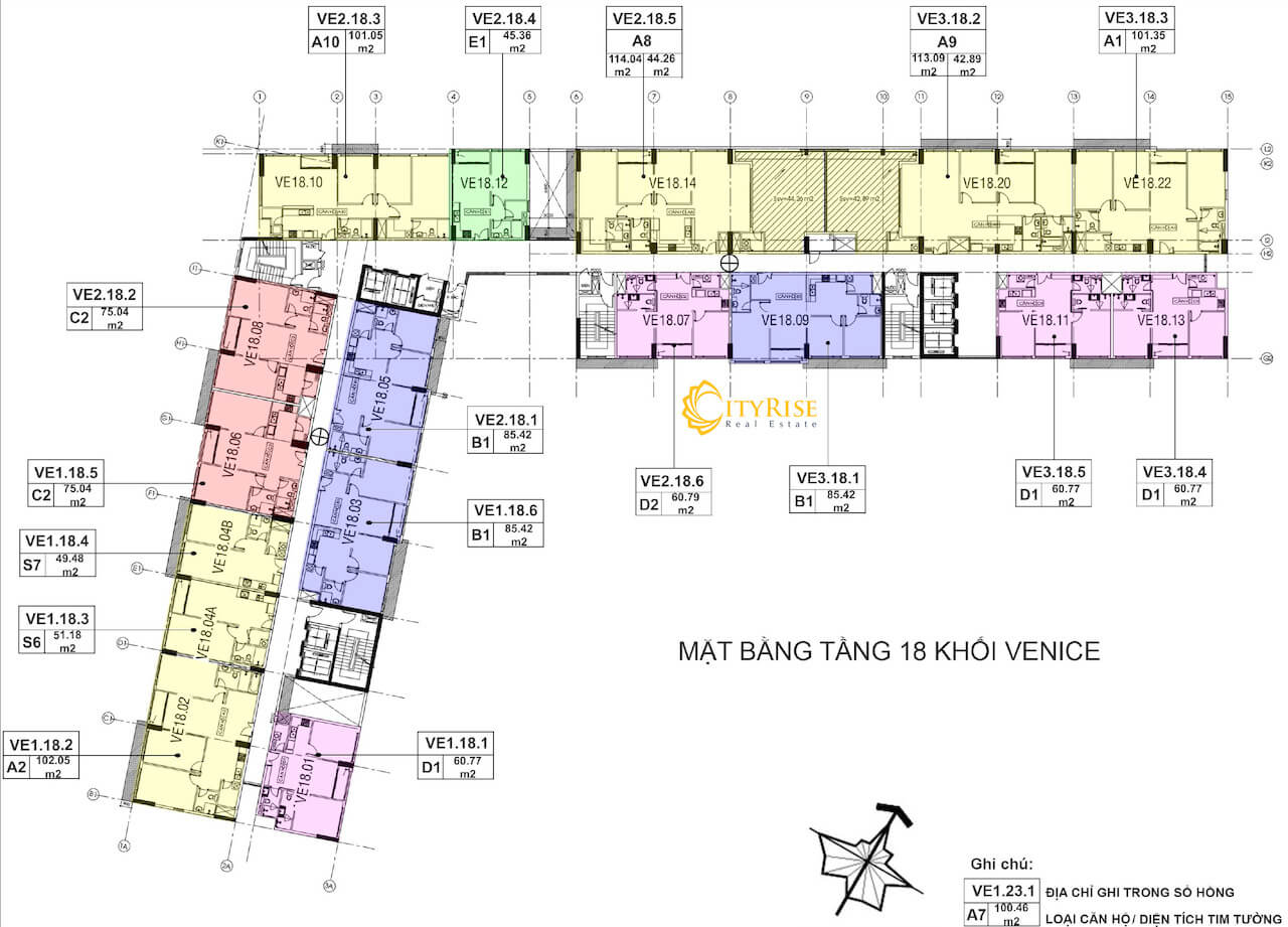  Layout căn hộ New City Thủ Thiêm Quận 2
