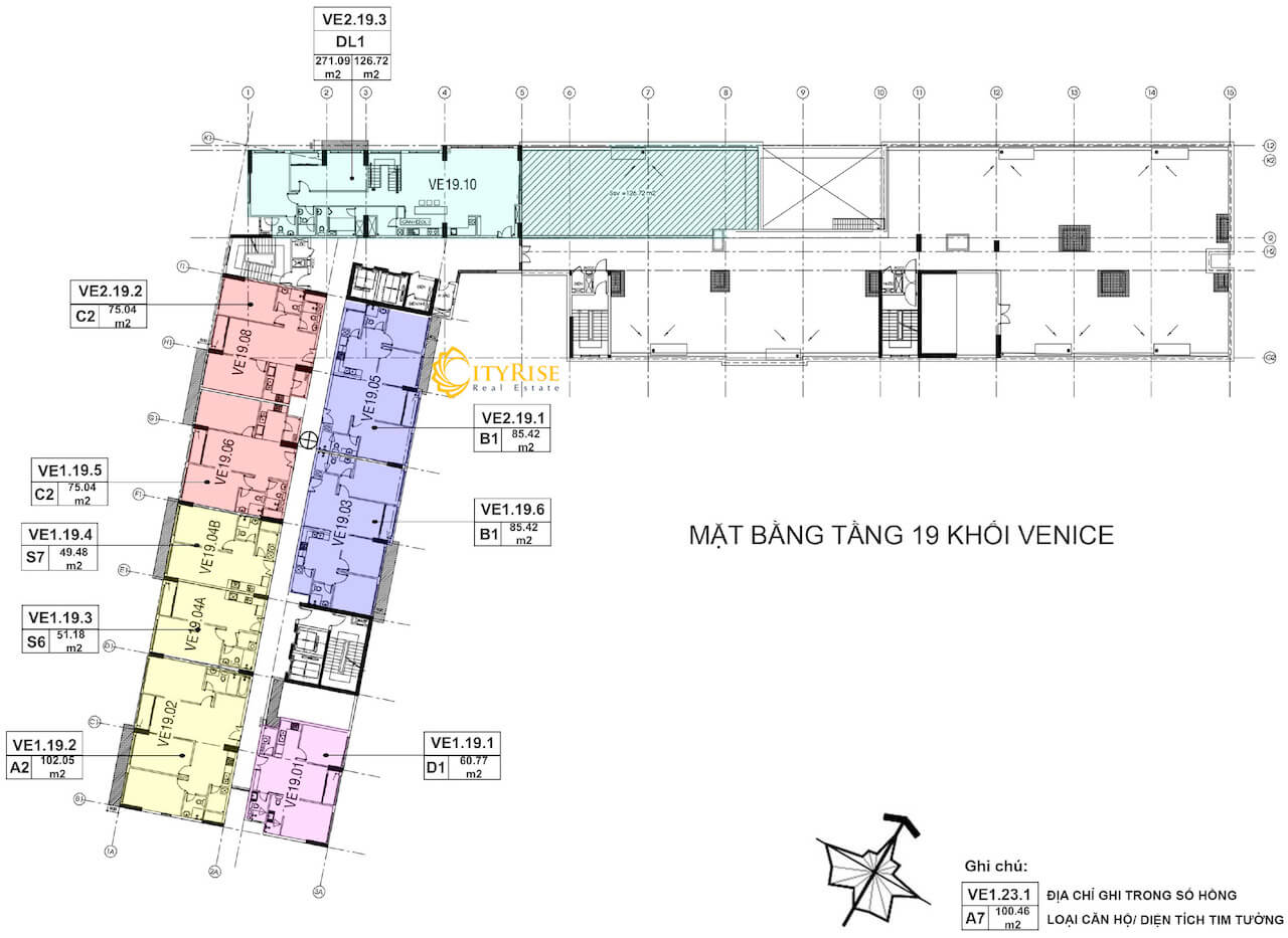  Layout căn hộ New City Thủ Thiêm Quận 2