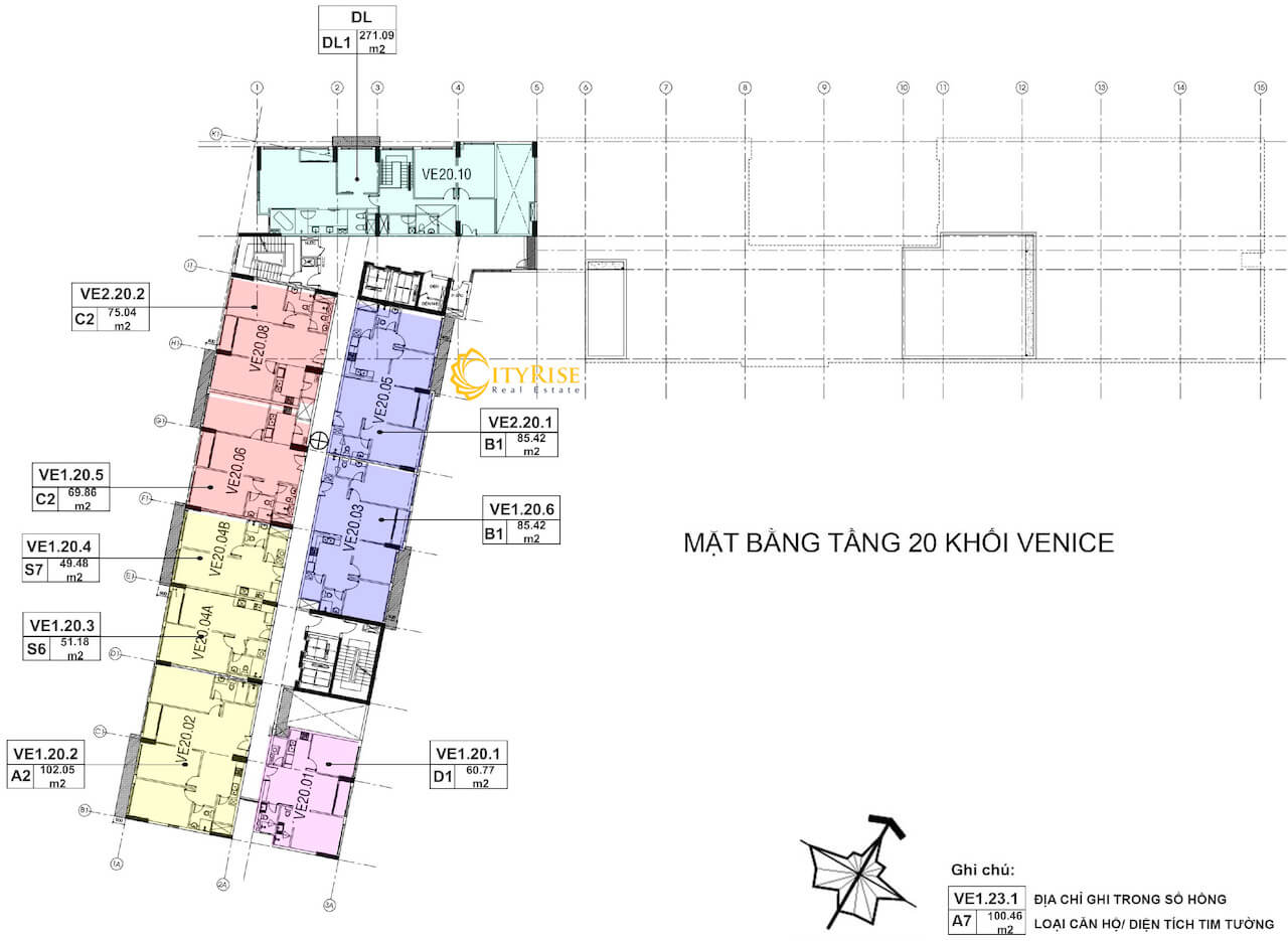  Layout căn hộ New City Thủ Thiêm Quận 2