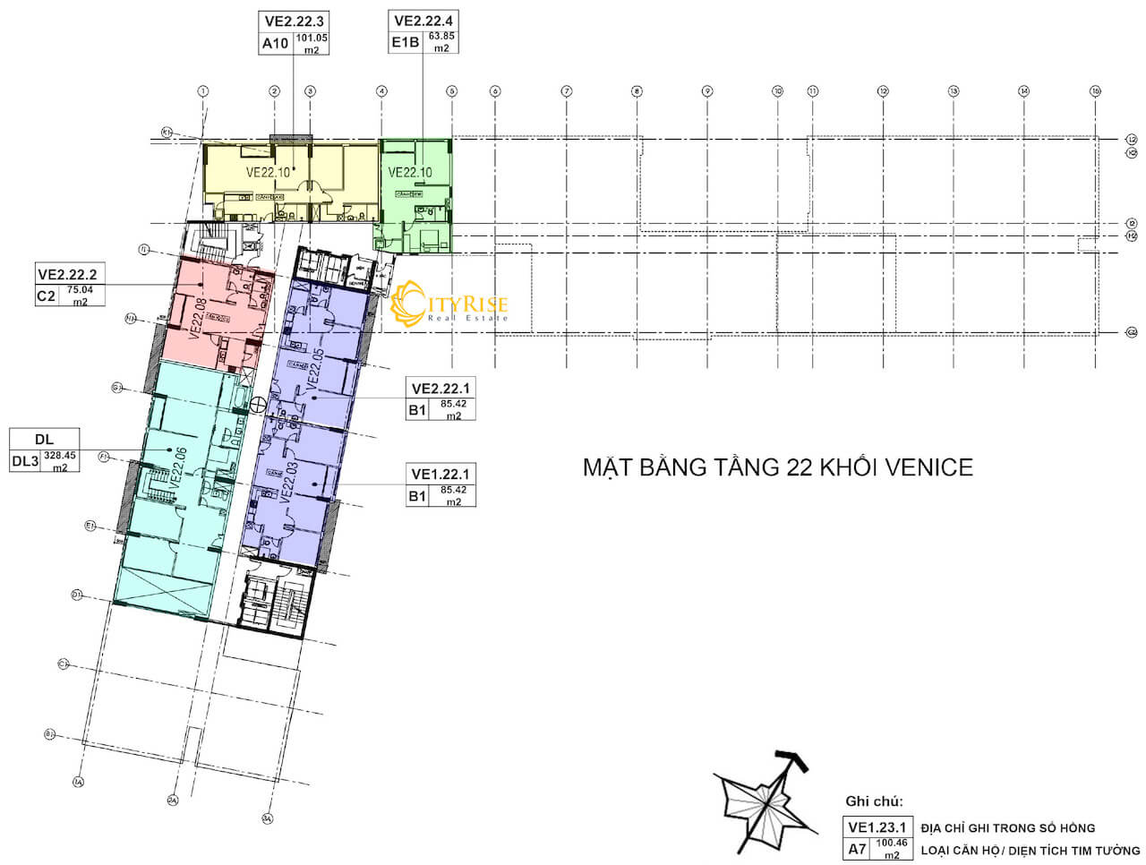  Layout căn hộ New City Thủ Thiêm Quận 2