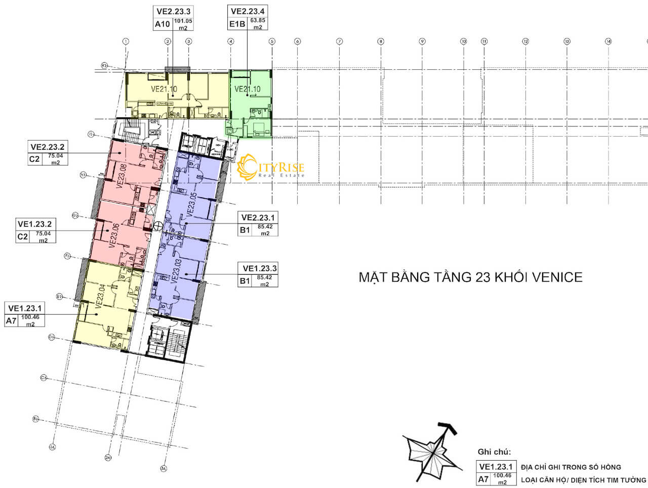  Layout căn hộ New City Thủ Thiêm Quận 2