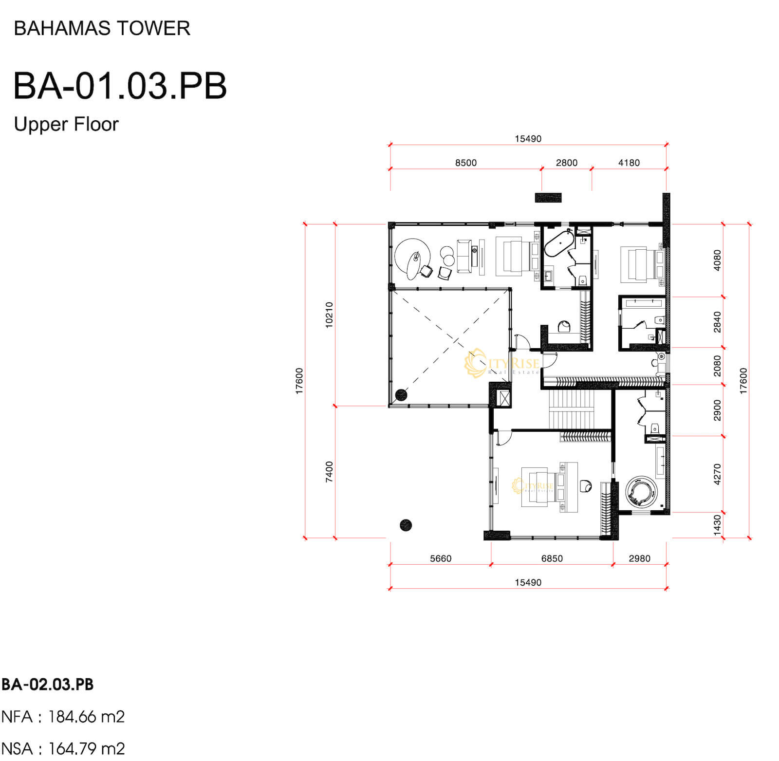 Mặt bằng căn hộ Villas tháp Bahamas Diamond Island quận 2