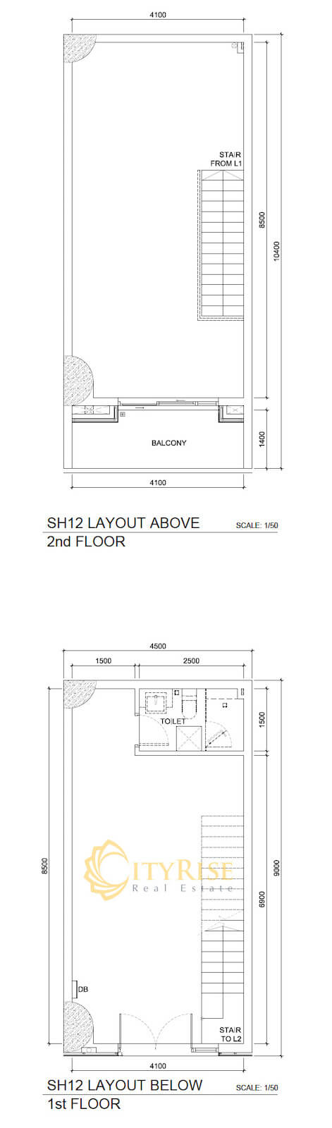 Mặt bằng shophouse One Verandah quận 2