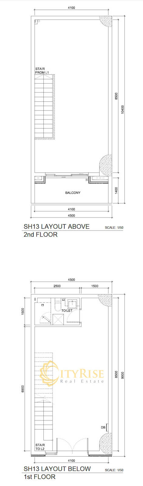 Mặt bằng shophouse One Verandah quận 2