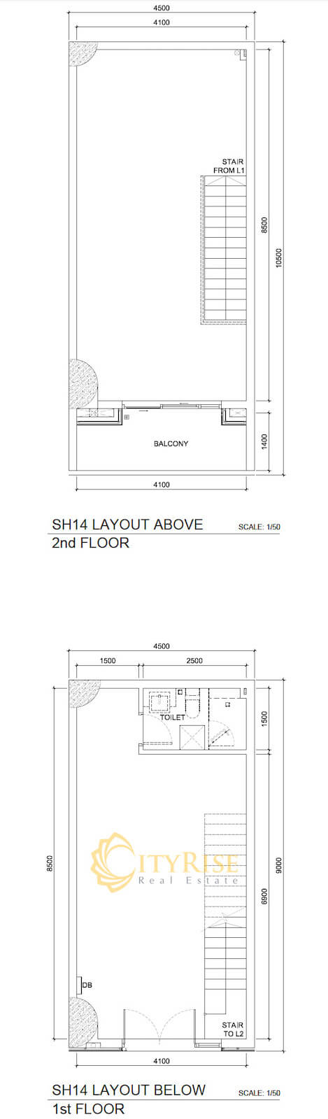 Mặt bằng shophouse One Verandah quận 2