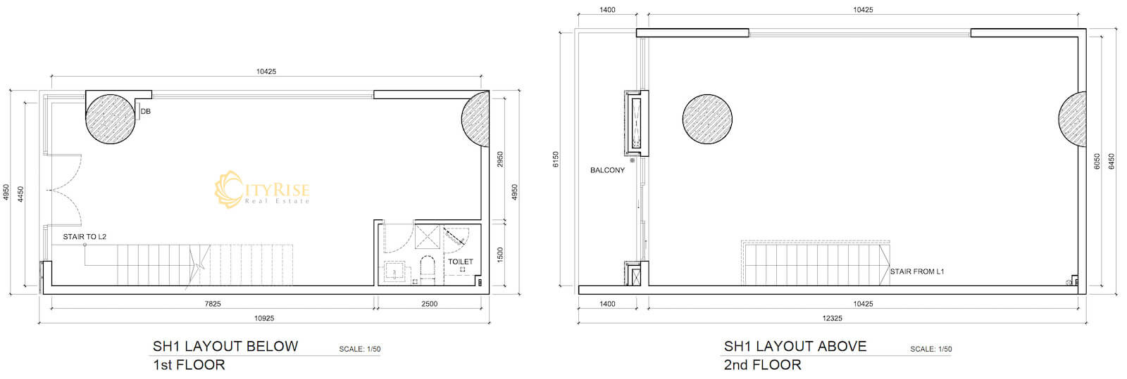 Mặt bằng shophouse One Verandah quận 2