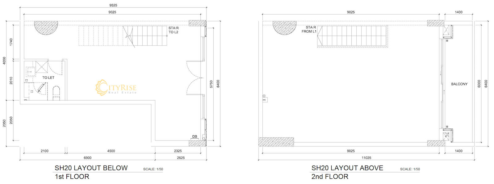 Mặt bằng shophouse One Verandah quận 2