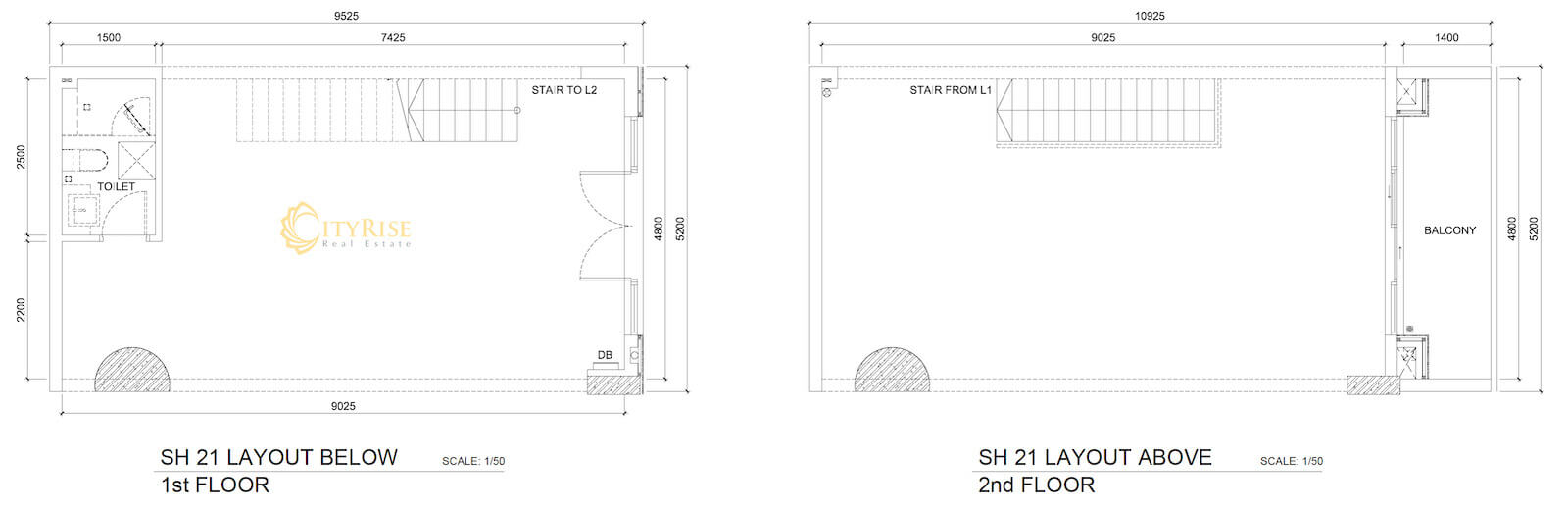 Mặt bằng shophouse One Verandah quận 2