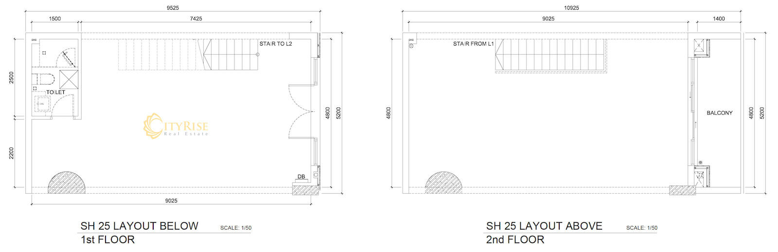 Mặt bằng shophouse One Verandah quận 2