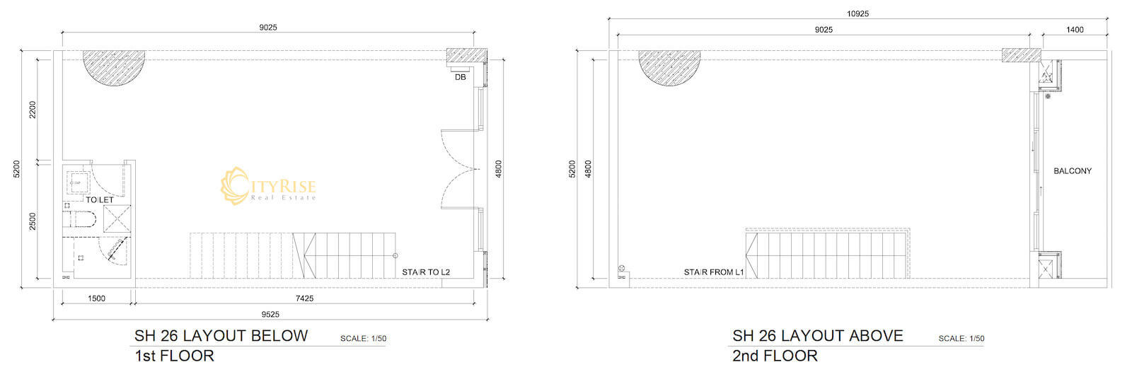 Mặt bằng shophouse One Verandah quận 2