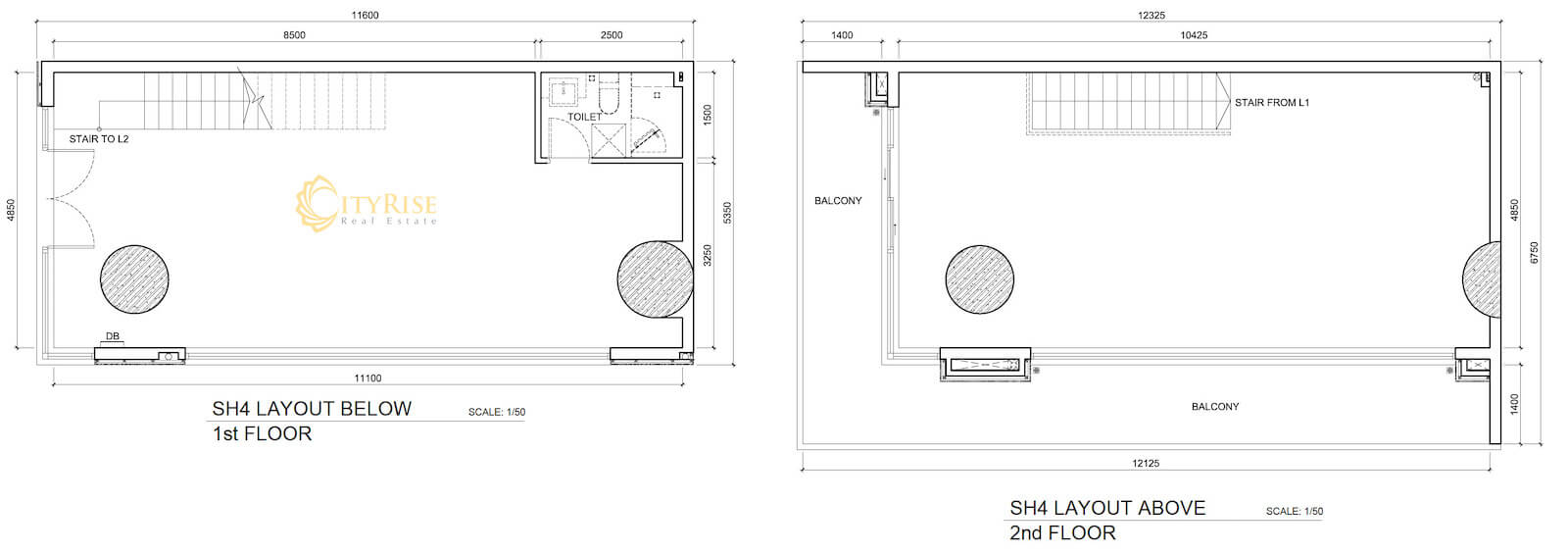 Mặt bằng shophouse One Verandah quận 2