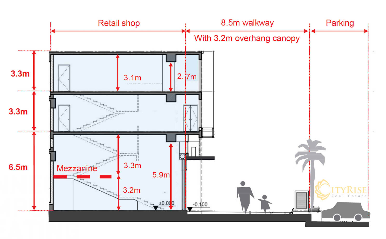 Mặt bằng Shoplot Shophouse Q2 THAO DIEN quận 2