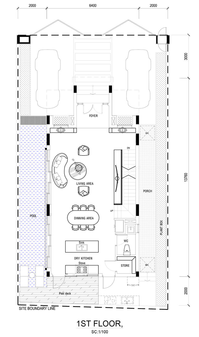 Mặt bằng villa biệt thự Q2 THAO DIEN quận 2