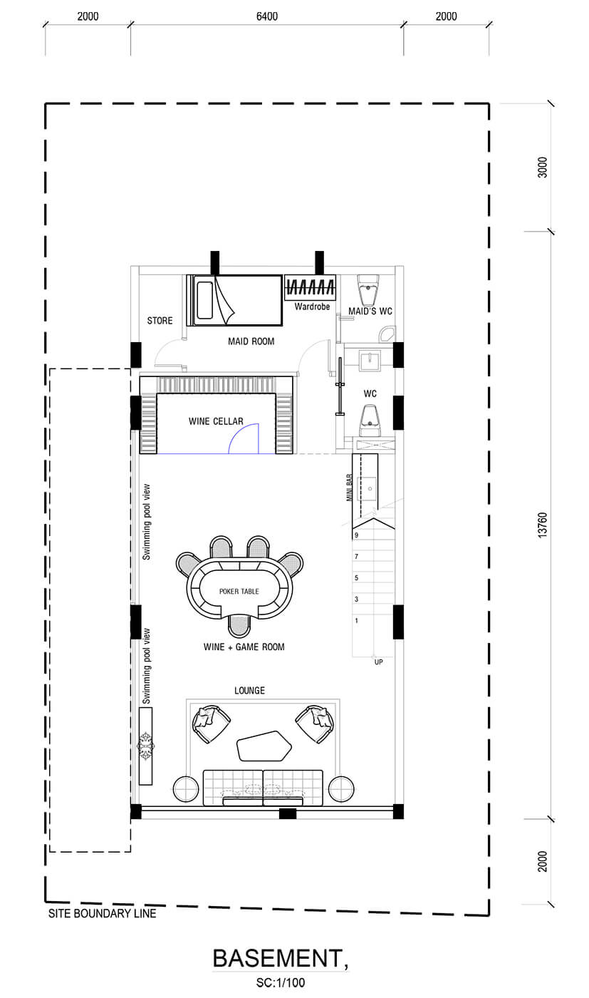 Mặt bằng villa biệt thự Q2 THAO DIEN quận 2