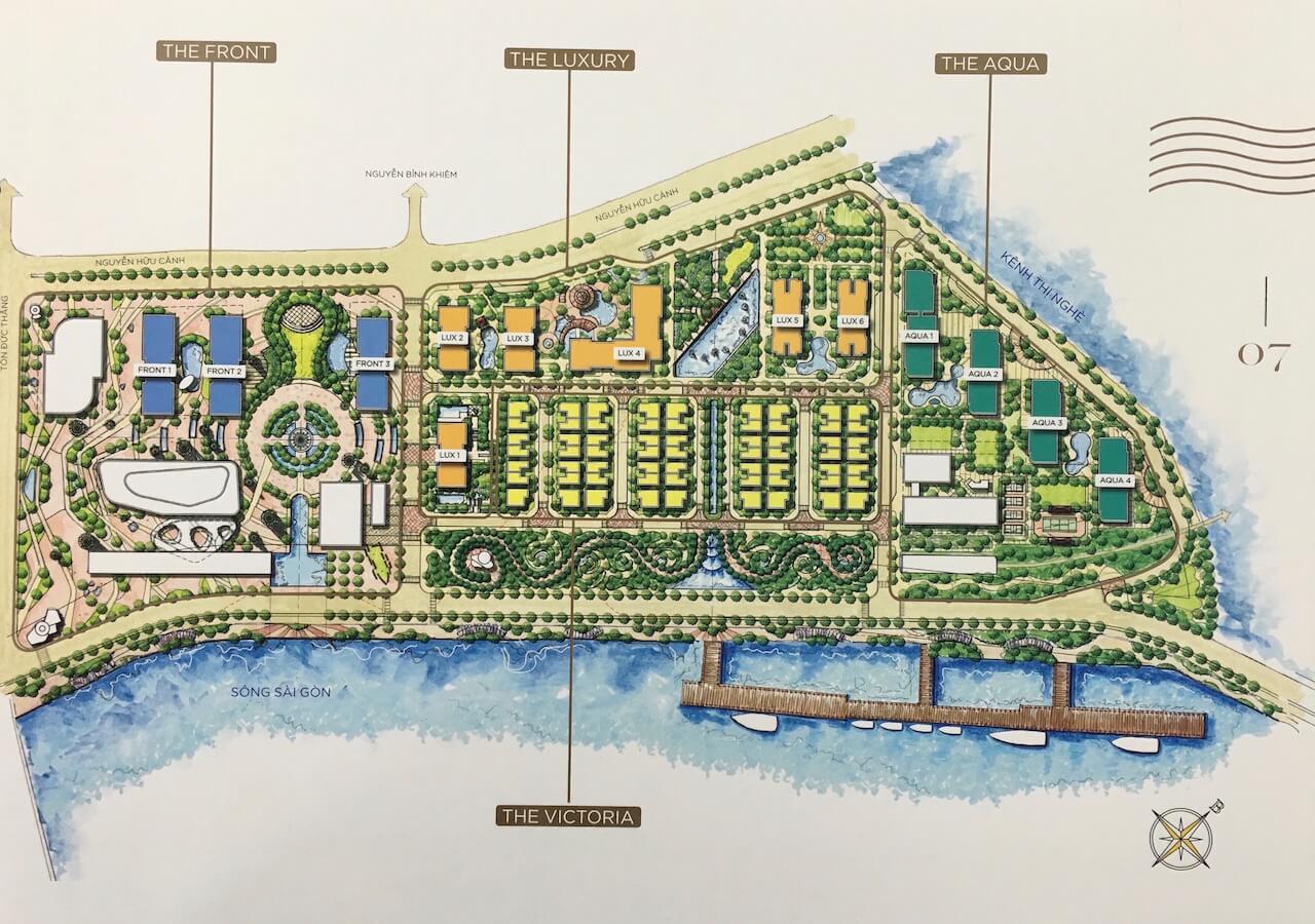 Mặt bằng Vinhomes Golden River quận 1